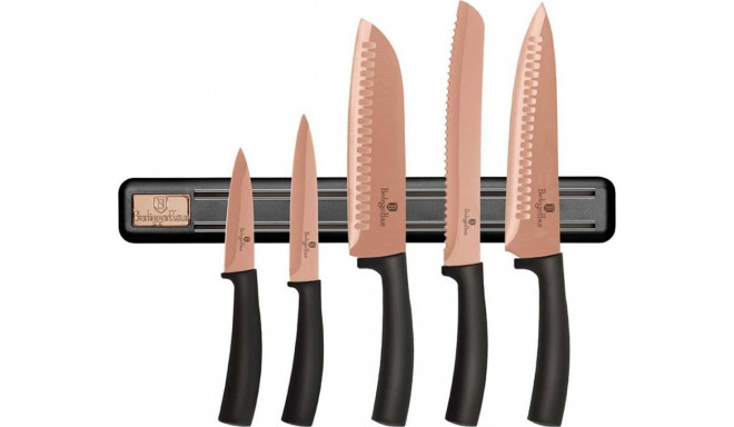 Berlinger Haus SET OF 5 KITCHEN KNIVES WITH BLADE BERLINGER HAUS BH-2614 ROSE GOLD