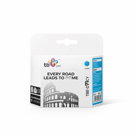Ink TBE-D71CY (Epson T071240) Cyan 100% new