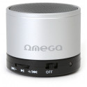 Omega wireless speaker Bluetooth V3.0 Alu 3in1 OG47S, silver (42647) (opened package)
