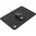 Platinet mouse PMOM010 + mouse pad, black (45571) (opened package)