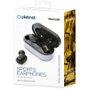 Platinet wireless earbuds Sport Vibe + charging station PM1050, black (opened package)