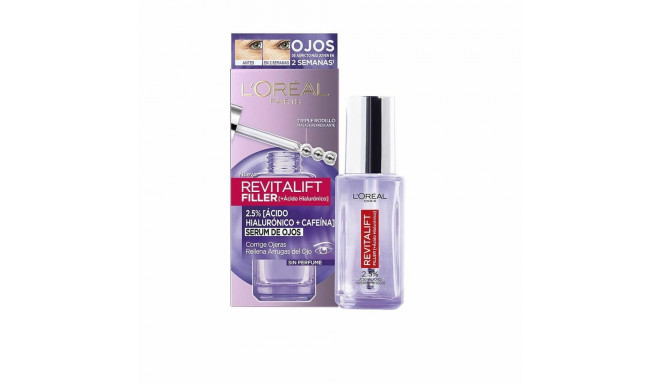 Silmaümbrusseerum L'Oreal Make Up Revitalift Filler Silmaaluste kottide vastu Kortsudevastane 20 ml