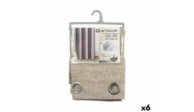 Kardin Gift Decor SLB8047-2 SLB8047-2 Beež 140 x 0,1 x 260 cm 34 x 3,5 x 26 cm