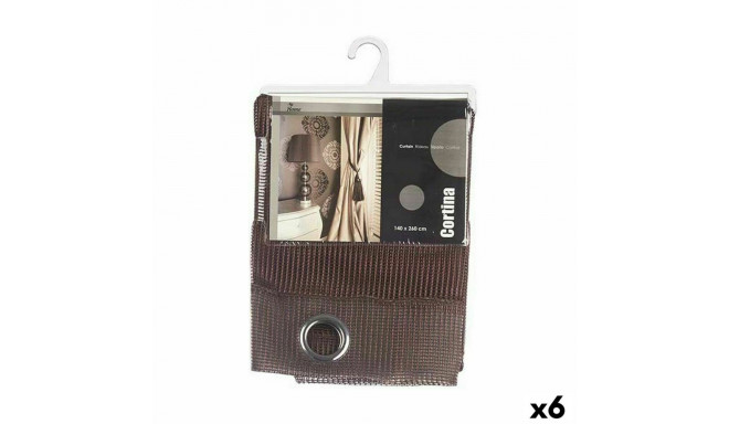 Curtain Gift Decor AG01-12 AG01-12 Brown 140 x 260 cm Grille