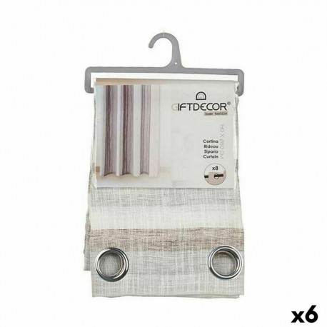 Kardin Gift Decor SLB8599-4 SLB8599-4 Tumehall 140 x 0,1 x 260 cm Triibud
