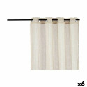 Curtain Beige 140 x 0,1 x 260 cm (6 Units) Curtain Beige 140 x 0,1 x 260 cm (6 Units)