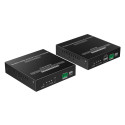 PremiumCord HDMI KVM fiber optic extender 4K@60Hz 4:4:4 up to 40 km, IR, RS232, Audio 3,5mm