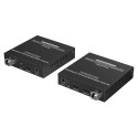 PremiumCord HDMI KVM fiber optic extender 4K@60Hz 4:4:4 up to 40 km, IR, RS232, Audio 3,5mm