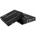 PremiumCord HDMI KVM extender 150m , over one LAN cable Cat5e/Cat6, FULL HD 1080p