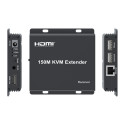 PremiumCord HDMI KVM extender 150m , over one LAN cable Cat5e/Cat6, FULL HD 1080p