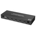 PremiumCord HDMI 2.1 splitter 1-4 Ports,  8K@60Hz, 4K@120Hz, 1080p, HDR+