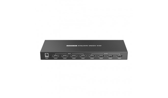 PremiumCord HDMI2.0 matrix switch 4:4 , resolution 4K@60Hz, HDR, YUV4:4:4