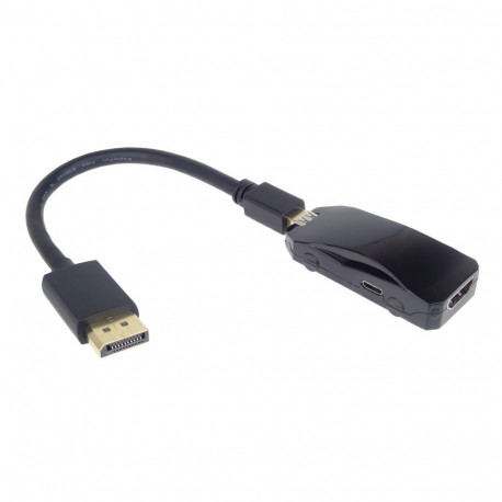 PremiumCord 8K@30Hz, 4K@120Hz  adapter HDMI to  DisplayPort  Female/Male with USB power