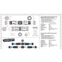 Outdoor (IP68) RJ45 modular connector, CAT 6A dustproof and waterproof, 2x RJ45 female (8P8C)