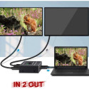PremiumCord HDMI Switch 4K, FULL HD 1080p bidirectional 2-1 or 1-2