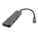 PremiumCord adapter USB-C - HDMI/USB 3.0/2xUSB2.0/PD