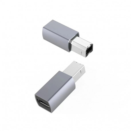 PremiumCord Aluminium USB C female To USB2.0  B Male Adapter