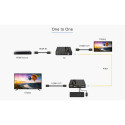 PremiumCord KVM HDMI fiber optic extender 4K@60Hz 4:4:4 HDR up to 40 km