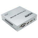 PremiumCord HDMI fiber optic extender 4K@60Hz up to 20 km