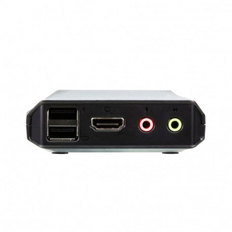 ATEN 2-port 4K HDMI KVM USB mini, cables,remote selector