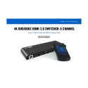 PremiumCord 4Kx2K@60Hz HDMI switch 5:1 HDR. RS232 with remote control and power adapter