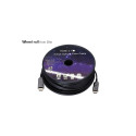PremiumCord Ultra High Speed HDMI 2.1 Optical Fiber AOC Cable 8K@60Hz, 15m gold
