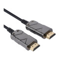 PremiumCord Ultra High Speed HDMI 2.1 Optical Fiber AOC Cable 8K@60Hz, 15m gold