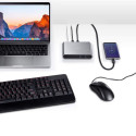 ATEN 2-Port USB-C Gen 1 Dock Switch with Power Pass-through