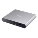 ATEN 2-Port USB-C Gen 1 Dock Switch with Power Pass-through