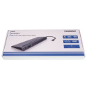 PremiumCord USB-C Full Size MST Dock Station with Noteebook Stand