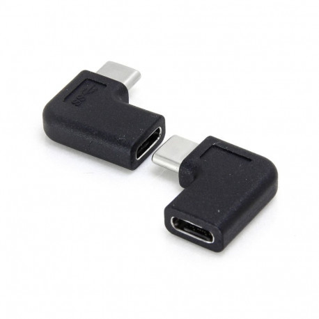 PremiumCord Adapter USB-C/male - C/female Right angled 90°