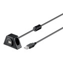 PremiumCord USB 2.0 extension cable 1,2m MF table mounting