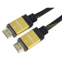 PremiumCord High Speed HDMI 2.0b cable with Ethernet HQ, 1m, gold plated