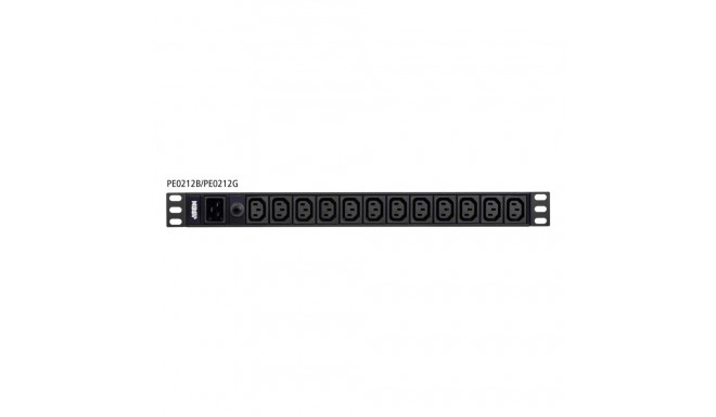 ATEN Basic Power Distribution Unit 12x IEC320, 1U, 16A