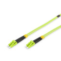 DIGITUS Fiber Optic Patch Cord, LC/LC Multimode 50/125 µ, OM5, Duplex, 7m