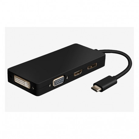 PremiumCord Adapter USB-C to HDMI + DVI + VGA + DisplayPort