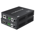 PremiumCord HDMI HDbaseT2.0 extender Ultra HD 4kx2k@60Hz up to 70m, over Cat5e/6