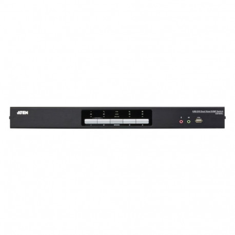 ATEN 4-port DVI DualLink KVMP USB, 2port USB HUB, audio, quad mode enabled