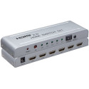 PremiumCord 4Kx2K@60Hz HDMI switch 5:1 metal with remote control and power adapter