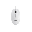 Logitech Optical mouse B100 USB- white