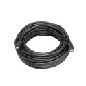 PremiumCord HDMI High Speed with Ether. 4K@60Hz cable with amplifier,15m, 3x shielded, M/M, gold pla