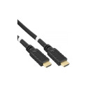 PremiumCord HDMI High Speed with Ether. 4K@60Hz cable with amplifier,15m, 3x shielded, M/M, gold pla