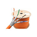 DIGITUS CAT 7, orange 100m ring, Twisted Pair PiMF Installation CableS/FTP, AWG 23/1, LSZH, 1000MHz