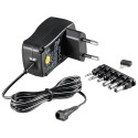 goobay Univerzal power adaptér 230V/3-12V DC, 600mA