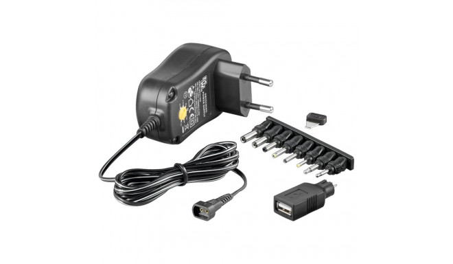 goobay Univerzal power adaptér 230V/3-12V DC, max.power 3,6W 300mA