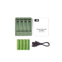 GP battery charger B421 pro AA/AAA + 4×AA batteries ReCyko+ 2700mAh
