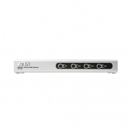 ATEN 4-port slim KVM PS/2 , cables