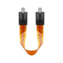 SAT window feed-through, extremely flat (0.3mm) F jack - F jack