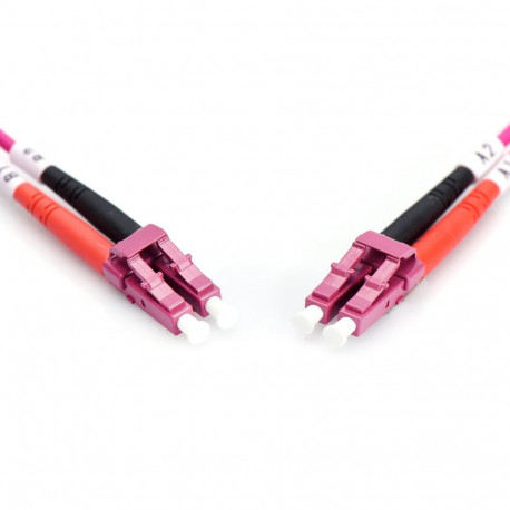 DIGITUS Fiber Optic Patch Cord, LC/LC Multimode 50/125 µ, OM4, Duplex, 7m