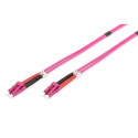 DIGITUS Fiber Optic Patch Cord, LC/LC Multimode 50/125 µ, OM4, Duplex, 10m